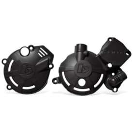 Protetor Tampas do Motor Mxf 250ts 250tsx Biker Magneto Ignição Preto
