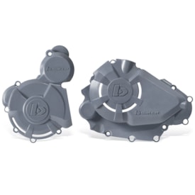 Protetor Tampas do Motor Mxf 270f Biker Magneto Ignição Cinza