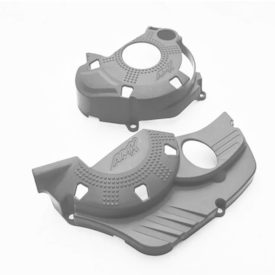 Protetor Tampas Laterais do Motor Crf 250f Amx Cinza