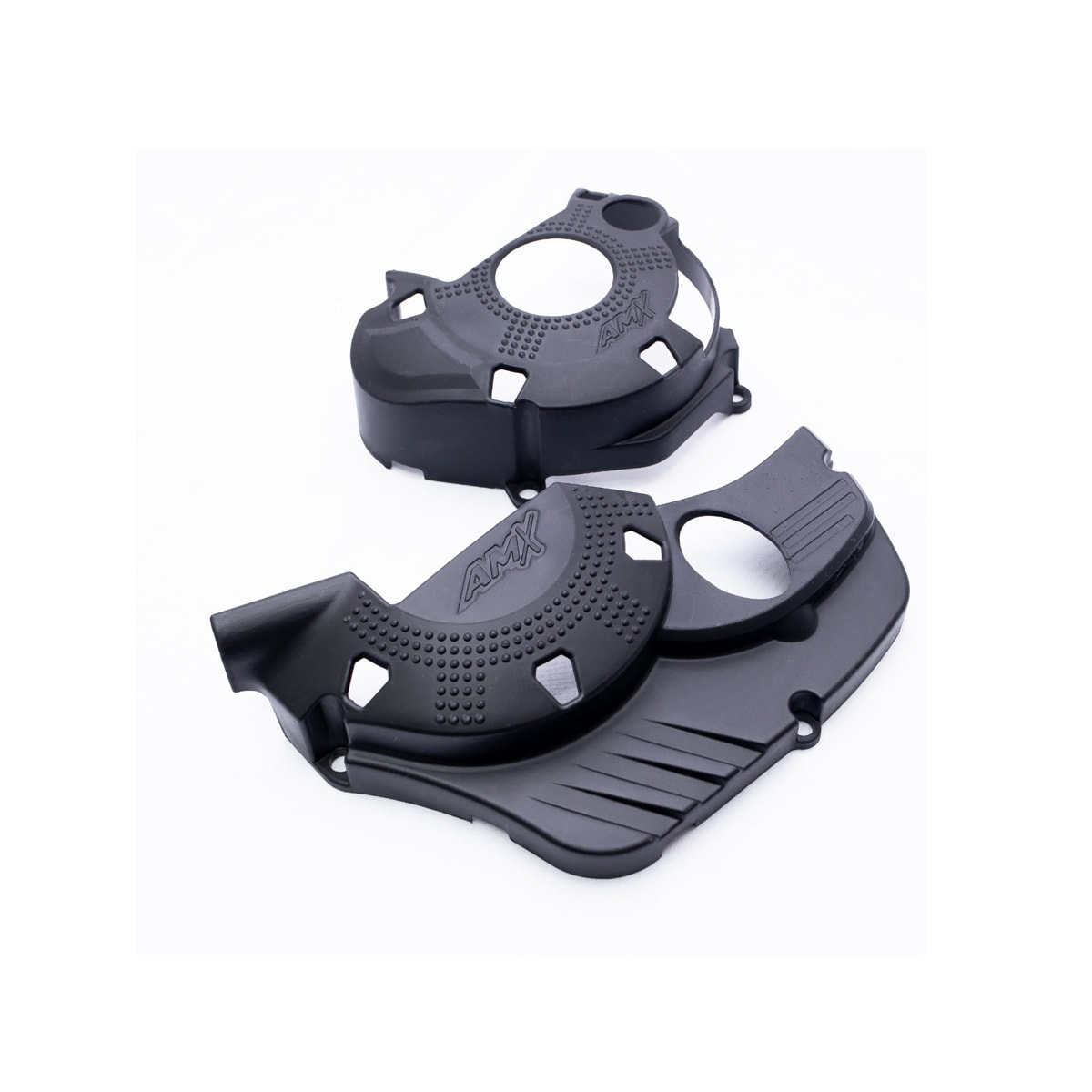 Protetor Tampas Laterais do Motor Crf 250f Amx Preto