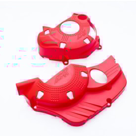 Protetor Tampas Laterais do Motor Crf 250f Amx Vermelho