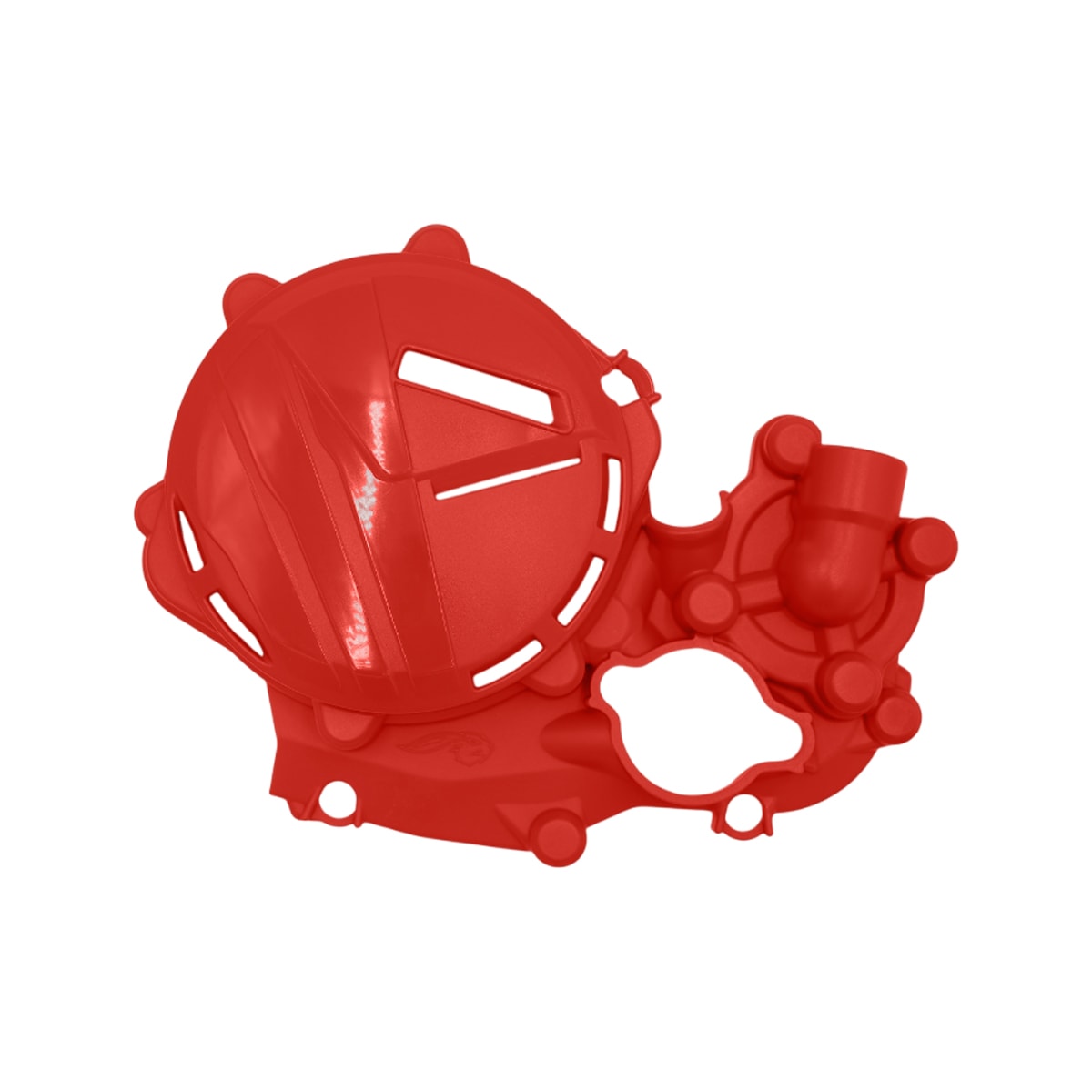 Segunda imagem do produto Protetor Tampas Laterais do Motor Crf 250r 18/26 - Crf 250rx 19/26 Amx Vermelho
