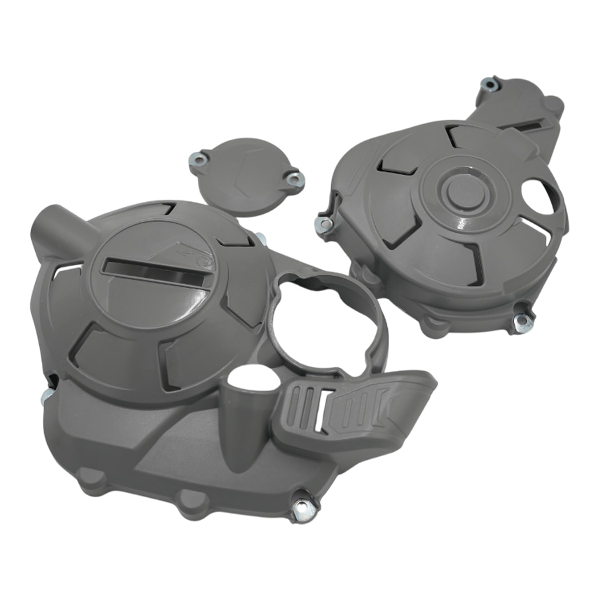 Protetor Tampas Laterais do Motor Crf 300f - Sahara 300 Amx Cinza