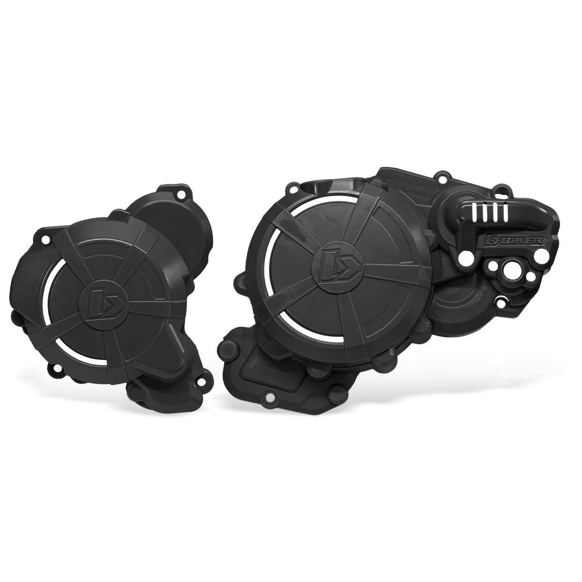 Protetor Tampas Laterais do Motor Ktm 250 Sx 16/22 - Husqvarna Tc 250 16/22 Biker Preto