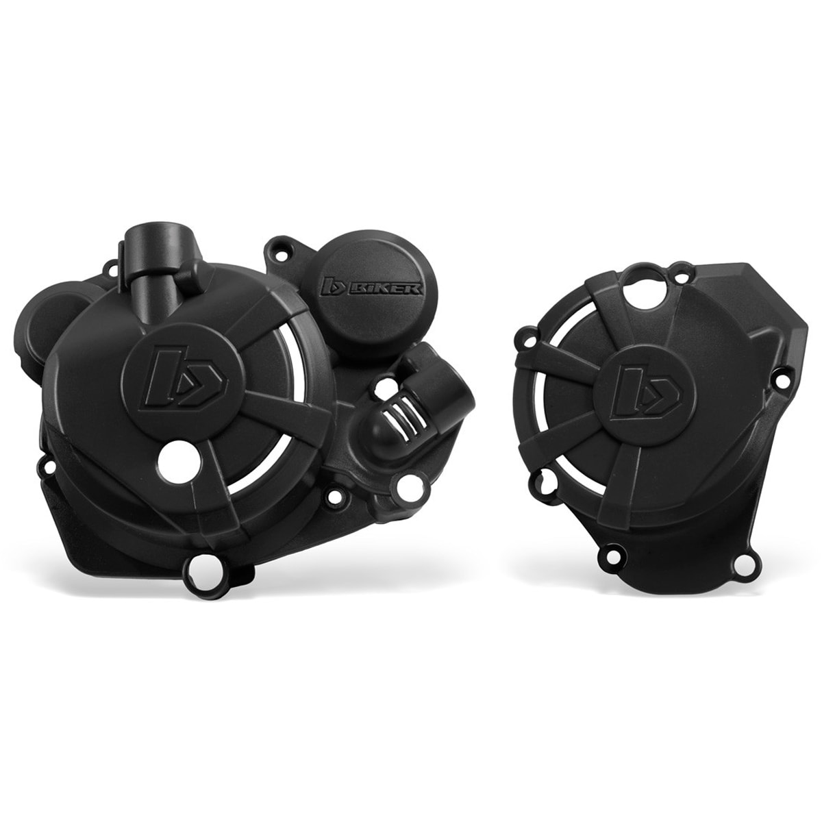 Protetor Tampas Laterais do Motor Mxf 250tsx 2026 Biker Preto