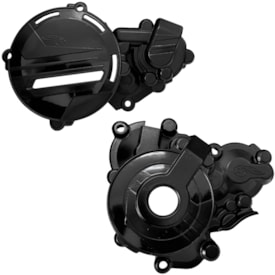Protetor Tampas Laterais do Motor Sherco Sef 250 14/21 - Sef 300 14/21 Amx Preto