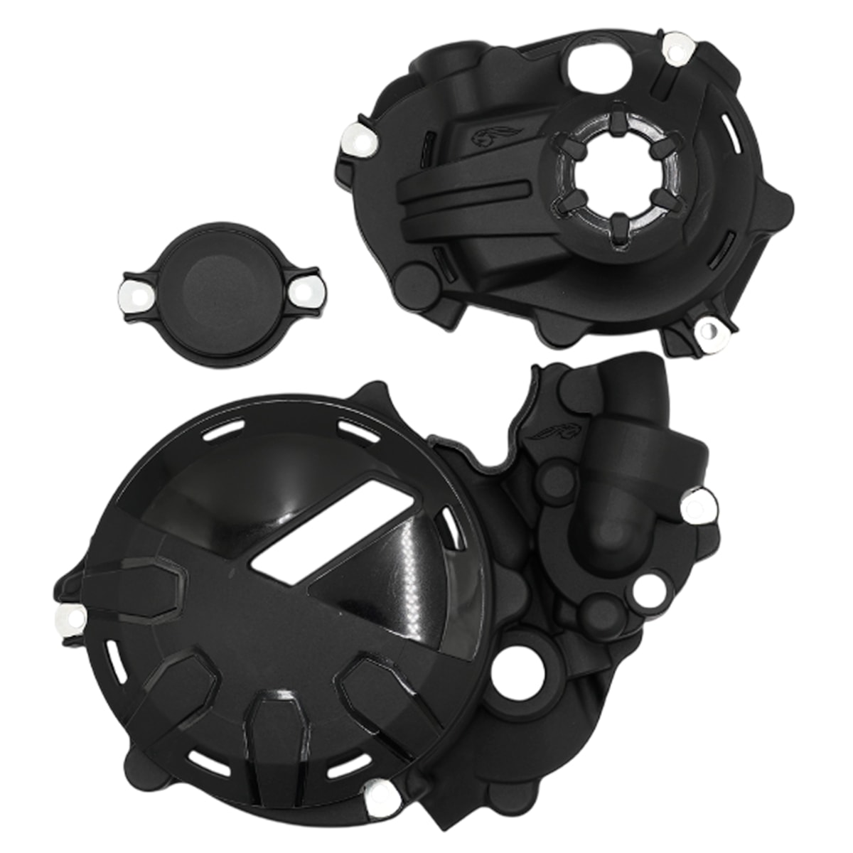 Protetor Tampas Laterais do Motor Yzf 250 19/25 - Wrf 250 20/25 Amx Preto