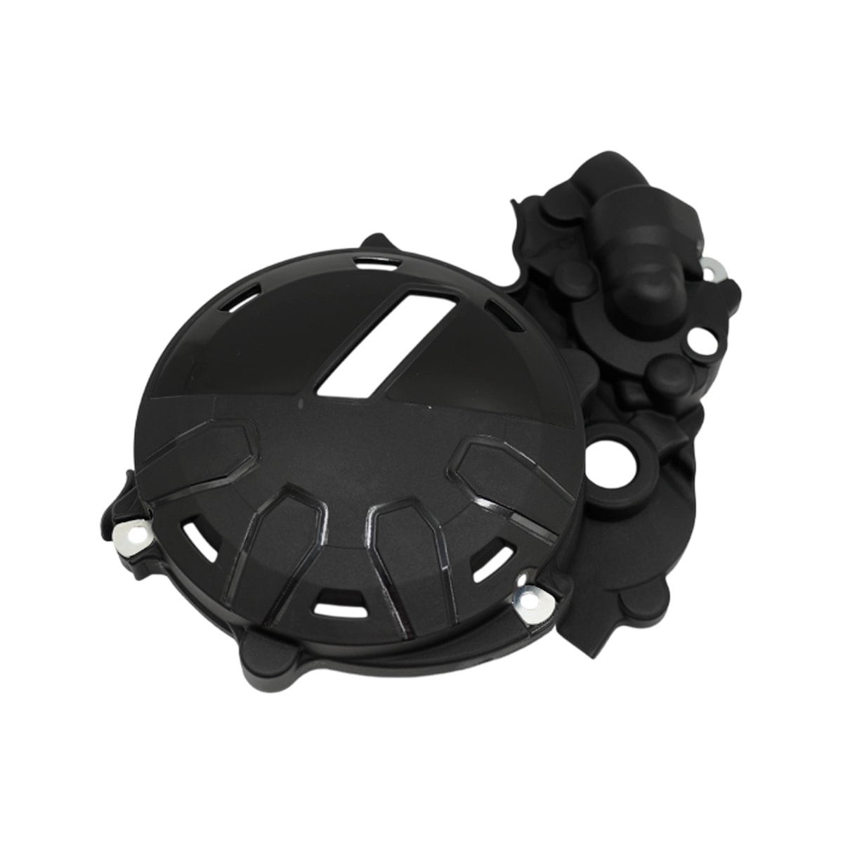 Segunda imagem do produto Protetor Tampas Laterais do Motor Yzf 250 19/25 - Wrf 250 20/25 Amx Preto