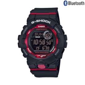 Relogio G-shock G-squad Gbd-800-1dr Preto Vermelho