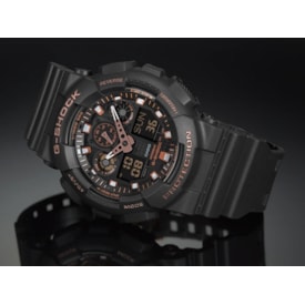 Segunda imagem do produto Relogio G-shock Ga-100gbx-1a4dr Preto Rose