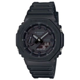 Relógio G-shock Ga-2100-1a1dr Carbon Core Guard Preto Anadigi