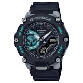 Relogio G-shock Ga-2200m-1adr Preto Aqua