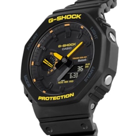 Segunda imagem do produto Relógio G-Shock Ga-b2100cy-1adr Carbon Preto Amarelo Anadigi