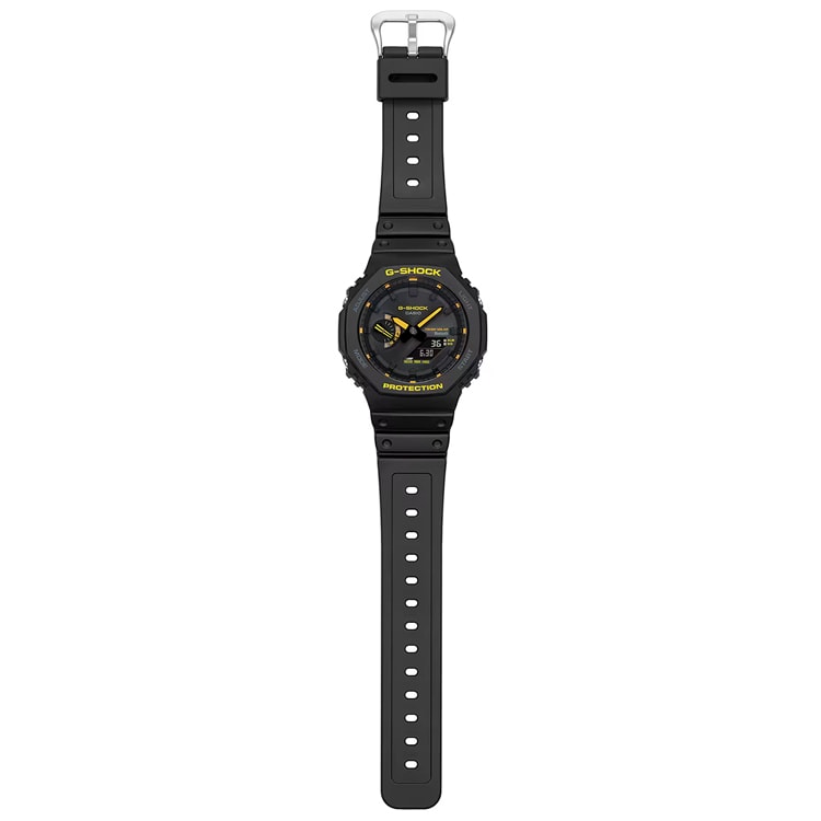 Relógio G-Shock Ga-b2100cy-1adr Carbon Preto Amarelo Anadigi