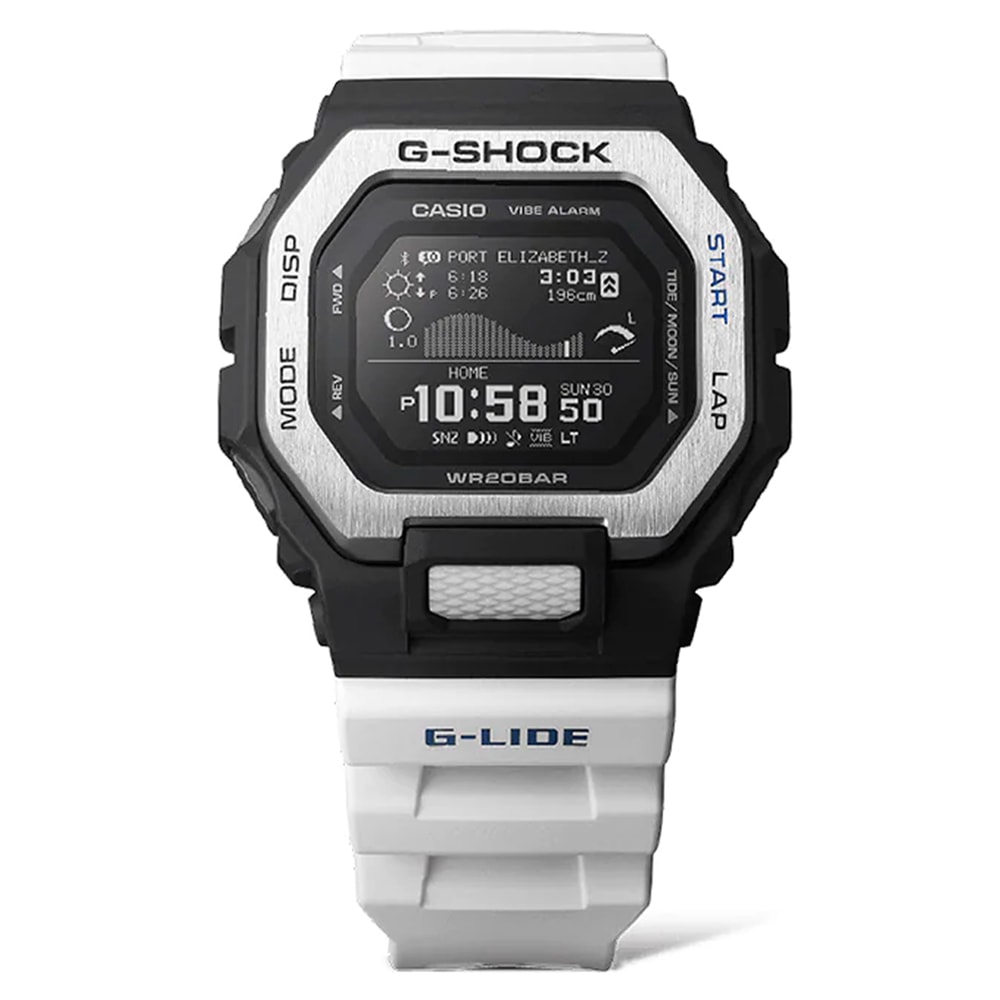 Relógio G-shock Gbx-100-7dr G-lide Branco Digital