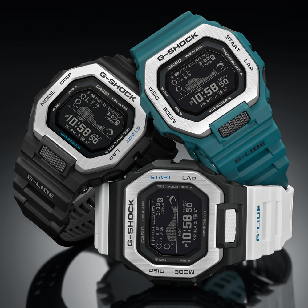 Relógio G-shock Gbx-100-7dr G-lide Branco Digital