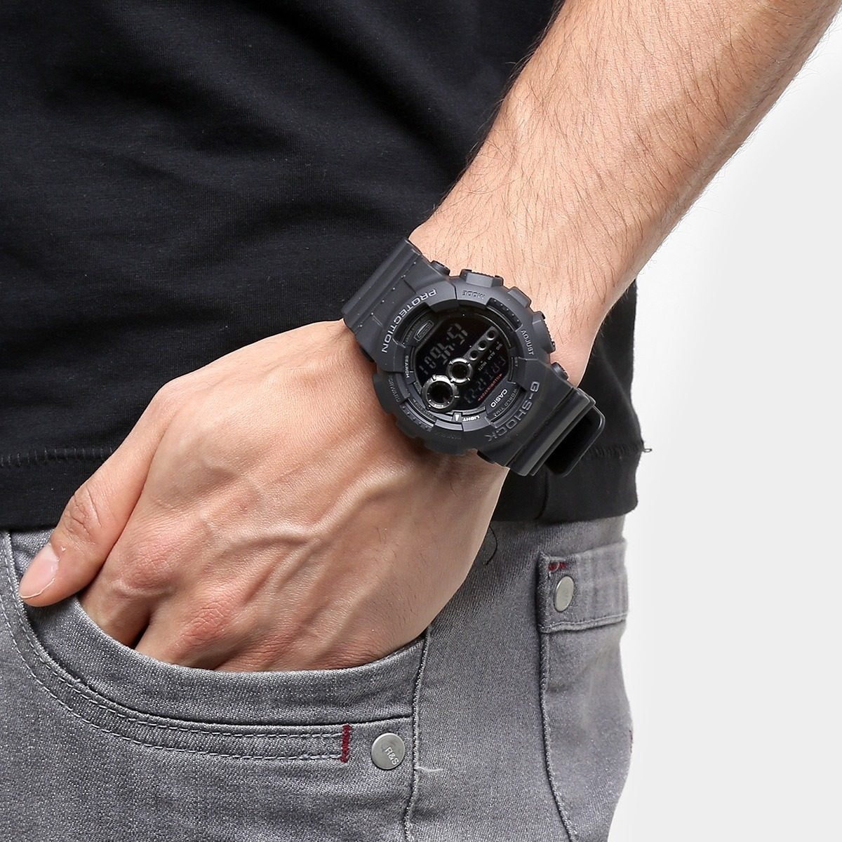 Relogio G shock Gd 100 1adr Preto Digital