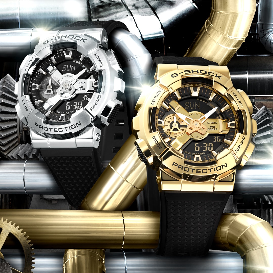 Relogio G-shock Gm-110g-1a9dr Preto Dourado