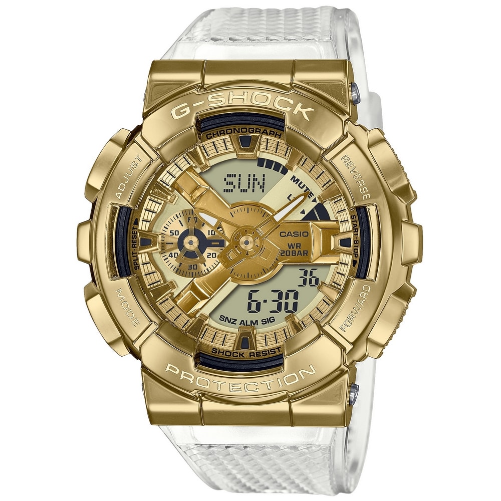 Relogio G-shock Gm-110sg-9adr Transparente Dourado