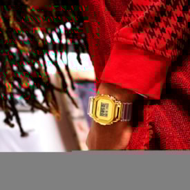 Segunda imagem do produto Relogio G-shock Gm-5600sg-9dr Transparente Dourado