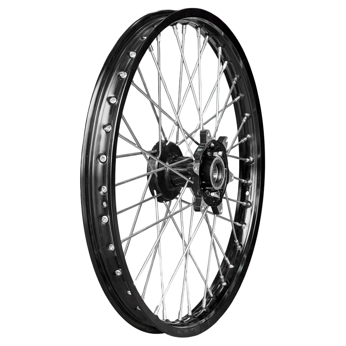 Roda Dianteira Ktm 125 250 300 350 450 Sx Sxf Completa 21x1.60 - 36 Furos Preto