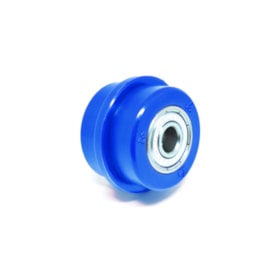 Rolete De Corrente 34mm Universal Biker Azul