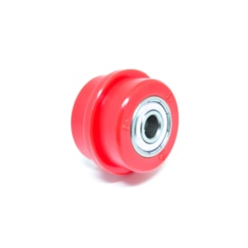 Rolete De Corrente 34mm Universal Biker Vermelho