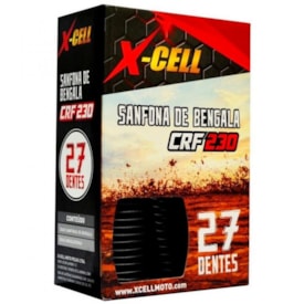 Sanfona de Bengala X-CELL 27 Dentes CRF 230 Preto