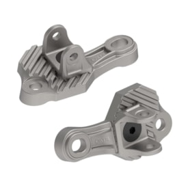 Segunda imagem do produto Suporte De Pedaleira Crf 250f Com Regulagem Okta