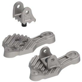 Suporte De Pedaleira Crf 250f Com Regulagem Okta