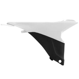 Tampa Caixa Filtro de Ar Direita Ktm Sx 13/15 - Sxf 13/15 Racetech Branco Preto