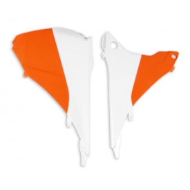 Tampa Caixa Filtro de Ar Ktm Exc 14/16 - Excf 14/16 Ufo Branco Laranja