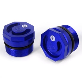 Tampa de Suspensão Crf230 Biker Azul