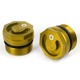 Tampa de Suspensão Crf230 Biker Dourado