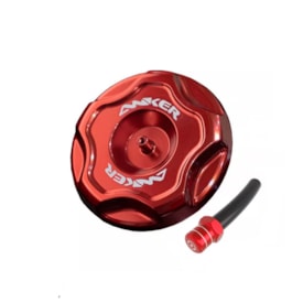 Tampa de Tanque Crf 250f Anker Alumínio Vermelho