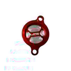 Tampa Filtro de Óleo Crf 250r 18/25 - Crf 250rx 19/25 Jfg Vermelho