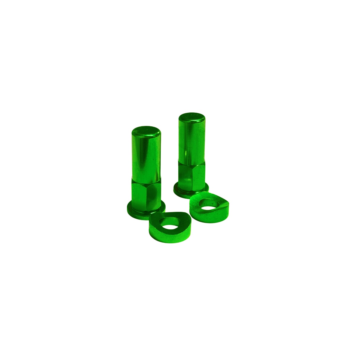 Tampa Parafuso Trava de Pneu MotoX Verde