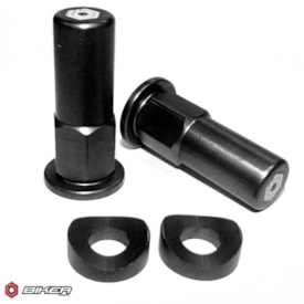 Tampa Trava de Pneu Biker Preto