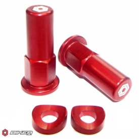 Tampa Trava de Pneu Biker Vermelho