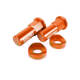 Tampa Trava De Pneu Gaia Mx Vermelho Laranja