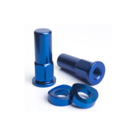 Tampa Trava Pneu Br Parts Azul