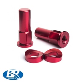 Tampa Trava Pneu Br Parts Vermelho