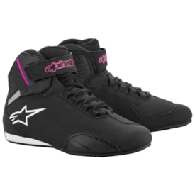 Tênis de Pilotagem Alpinestars Feminino Stella Sektor Preto Rosa