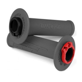 Tubo De Acelerador com Manopla Crf 230 - Crf 250f Cinza Wirtz LockOn