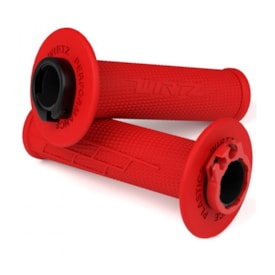 Tubo de Acelerador com Manopla Crf 230 - Crf 250f Vermelho Wirtz Lock-On