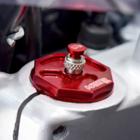 Segunda imagem do produto Válvula Alívio de Ar Suspensão Crf 230 - Xr 200 Master & Cia Vermelho