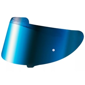 Viseira Capacete Norisk Supra - Nasa Ns701 Polivisor Azul Iridium